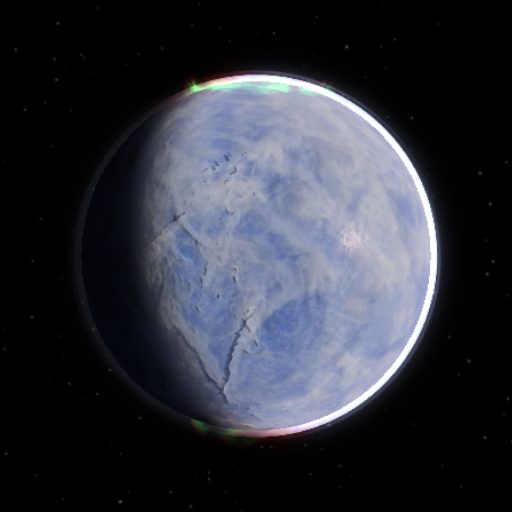 Kepler-440 b rendered in TerraForge from its measured mass, orbit and star
