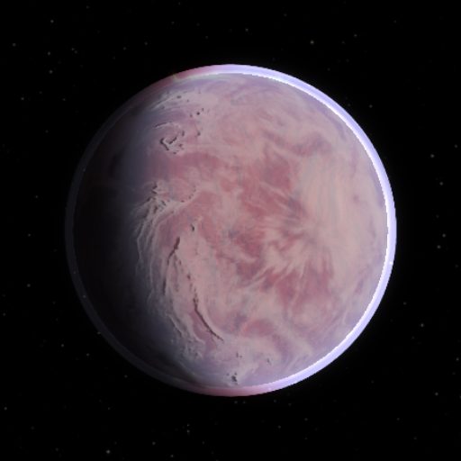 L 98-59 c rendered in TerraForge from its measured mass, orbit and star