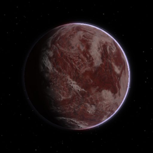 Proxima Cen d rendered in TerraForge from its measured mass, orbit and star