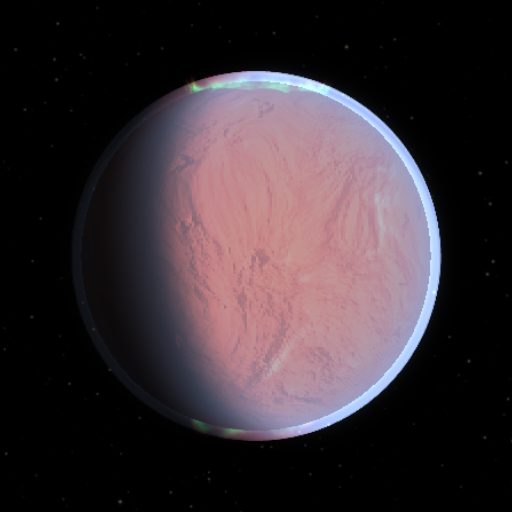 tau Cet g rendered in TerraForge from its measured mass, orbit and star
