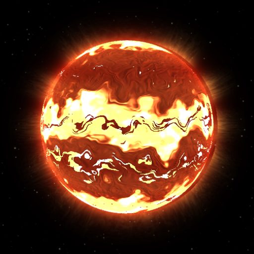 M15 X-2 b rendered in TerraForge from its measured mass, orbit and star