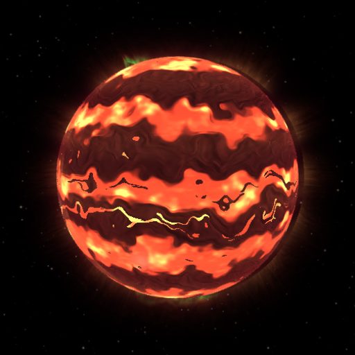 ZTF J1637+49 b rendered in TerraForge from its measured mass, orbit and star
